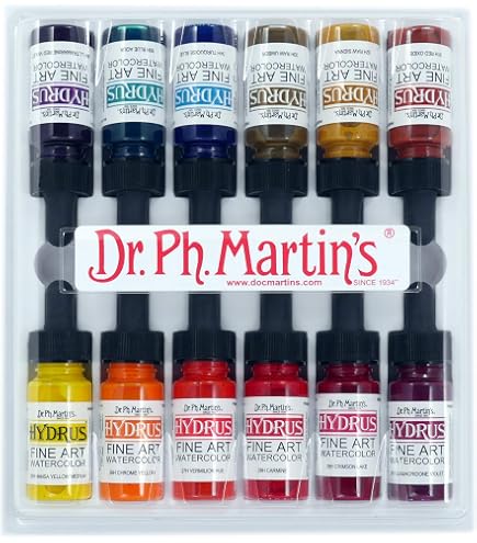 Amazon | ドクターマーチン シンクロマチック 1/2OZ 14色セット | 絵具